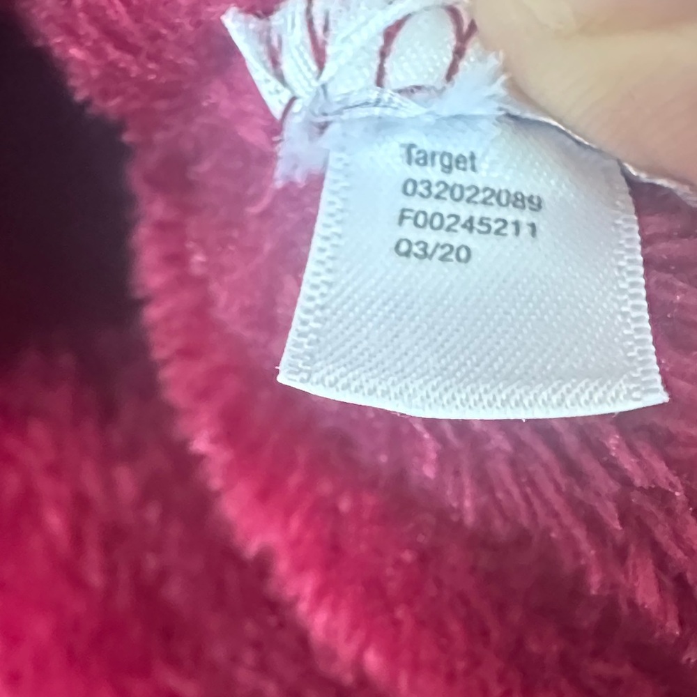 Target Deep Red Fuzzy Sweater - Picture 2 of 4